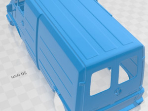 renault master panel van 1980 printable body Modelo de Impressão 3D