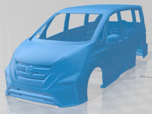 nissan serena nismo 2016 printable body car 3D Print Model