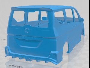 nissan serena nismo 2016 printable body car 3D प्रिंट मॉडल