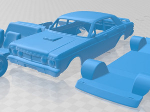 falcon gt-ho 1971 printable car 3D Baskı Modeli