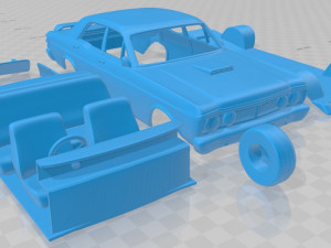 falcon gt-ho 1971 printable car 3D 프린트 모델