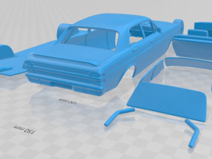 falcon gt-ho 1971 printable car 3D 프린트 모델