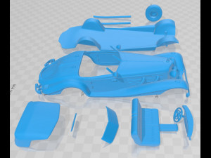 mercedes benz 500k special roadster 1936 printable car 3D Print Model