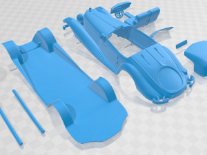 mercedes benz 500k special roadster 1936 printable car 3D Print Model