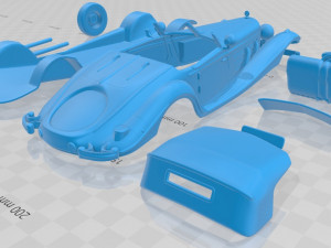 mercedes benz 500k special roadster 1936 printable car 3D Print Model