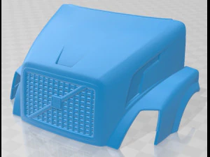 volvo vnl 2002 printable cabin truck 3D Print Model