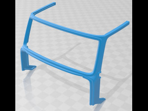 volvo vnl 2002 printable cabin truck 3D-Druckmodell