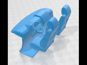 volvo vnl 2002 printable cabin truck 3D Print Model