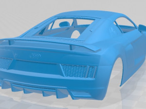 r8 v10 plus 2016 printable body car 3D प्रिंट मॉडल