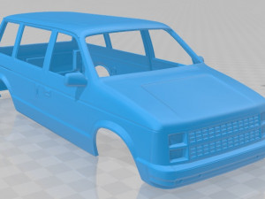 caravan 1984 printable body car Modèles 3D en vedette