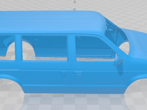 caravan 1984 printable body car Modèles 3D en vedette