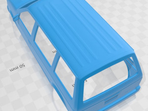 caravan 1984 printable body car Modèles 3D en vedette