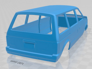 caravan 1984 printable body car Modèles 3D en vedette