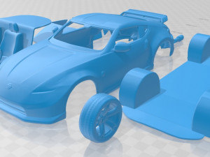 nissan 370z nismo 2009 printable car Modelo de impresión 3D