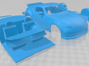 nissan 370z nismo 2009 printable car 3D Print Model