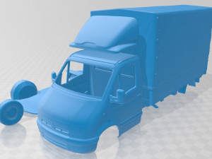 renault master pickup 1997 printable van 3D Print Model
