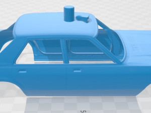 plymouth volare police 1976 printable body car Modelo de Impressão 3D
