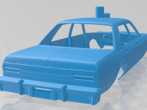 plymouth volare police 1976 printable body car Modelo de Impressão 3D
