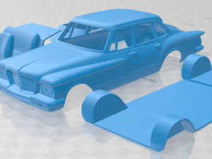 plymouth sedan gagah berani mobil cetak tahun 1960 Model Cetak 3D
