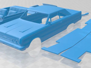 plymouth gtx 1967 printable car 3D Print Model