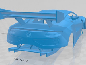 acura nsx ev 2016 printable body car 3D Принт Модель
