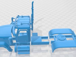 caterpillar ct 680 2015 printable truck 3Dプリントモデル