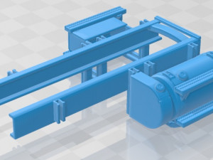 caterpillar ct 680 2015 printable truck 3Dプリントモデル