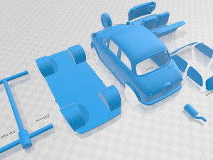 mitsubishi colt 500 1960 printable car Modèles 3D en vedette