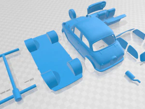 mitsubishi colt 500 1960 printable car 3D Print Model