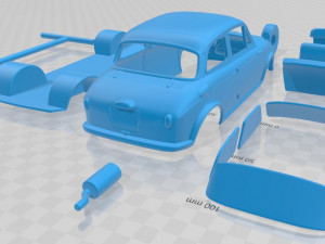 mitsubishi colt 500 1960 printable car Modèles 3D en vedette
