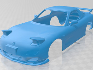 mazda rx7 1999 printable body car 3D Print Model