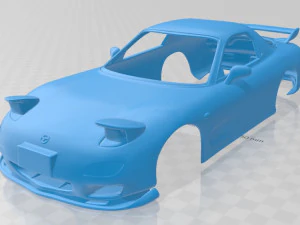 Mazda RX7 1999 printbare carrosserieauto 3D printmodel