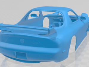 mazda rx7 1999 printable body car Modèles 3D en vedette