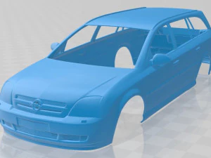 ओपल वेक्टर कारवां 2002 प्रिंट करने योग्य बॉडी कार 3D प्रिंट मॉडल