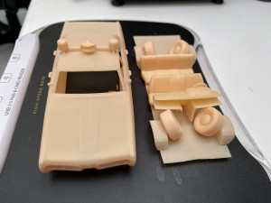 plymouth fury sedan police 1972 printable car 3D Принт Модель