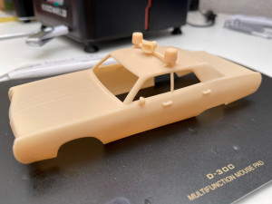 plymouth fury sedan police 1972 printable car 3D Принт Модель