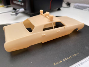 plymouth fury sedan police 1972 printable car 3D Принт Модель