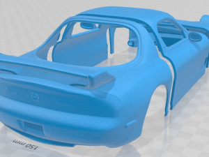 mazda rx7 1999 printable body car 3D-printmodel