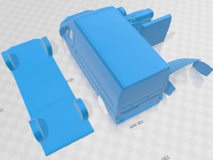 fiat ducato panel van l2h2 2014 printable 3D Print Model