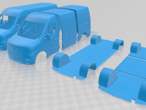 renault master van l2h2 2020 printable 3D Print Model