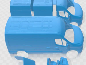 renault master van l2h2 2020 printable 3D Print Model
