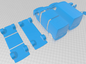 renault master van l2h2 2020 printable 3Dプリントモデル