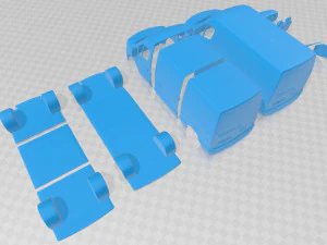 renault master van l2h2 2020 printable 3D Print Model
