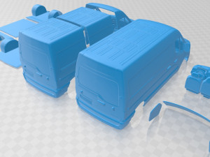 renault master van l2h2 2020 printable 3Dプリントモデル