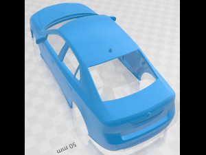saab 9-3 sport sedan 2008 printable body car 3D Print Model