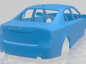 saab 9-3 sport sedan 2008 printable body car 3D Print Model