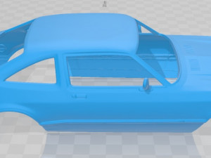 plymouth volare coupe 1977 printable body car 3D-Druckmodell