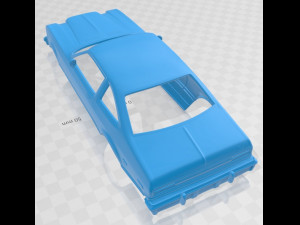 plymouth volare coupe 1977 printable body car 3D-Druckmodell