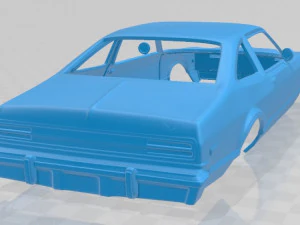 plymouth volare coupe 1977 printable body car 3D Print Model