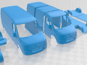 mercedes sprinter van 2018 l2h1 printable 3D 打印模型